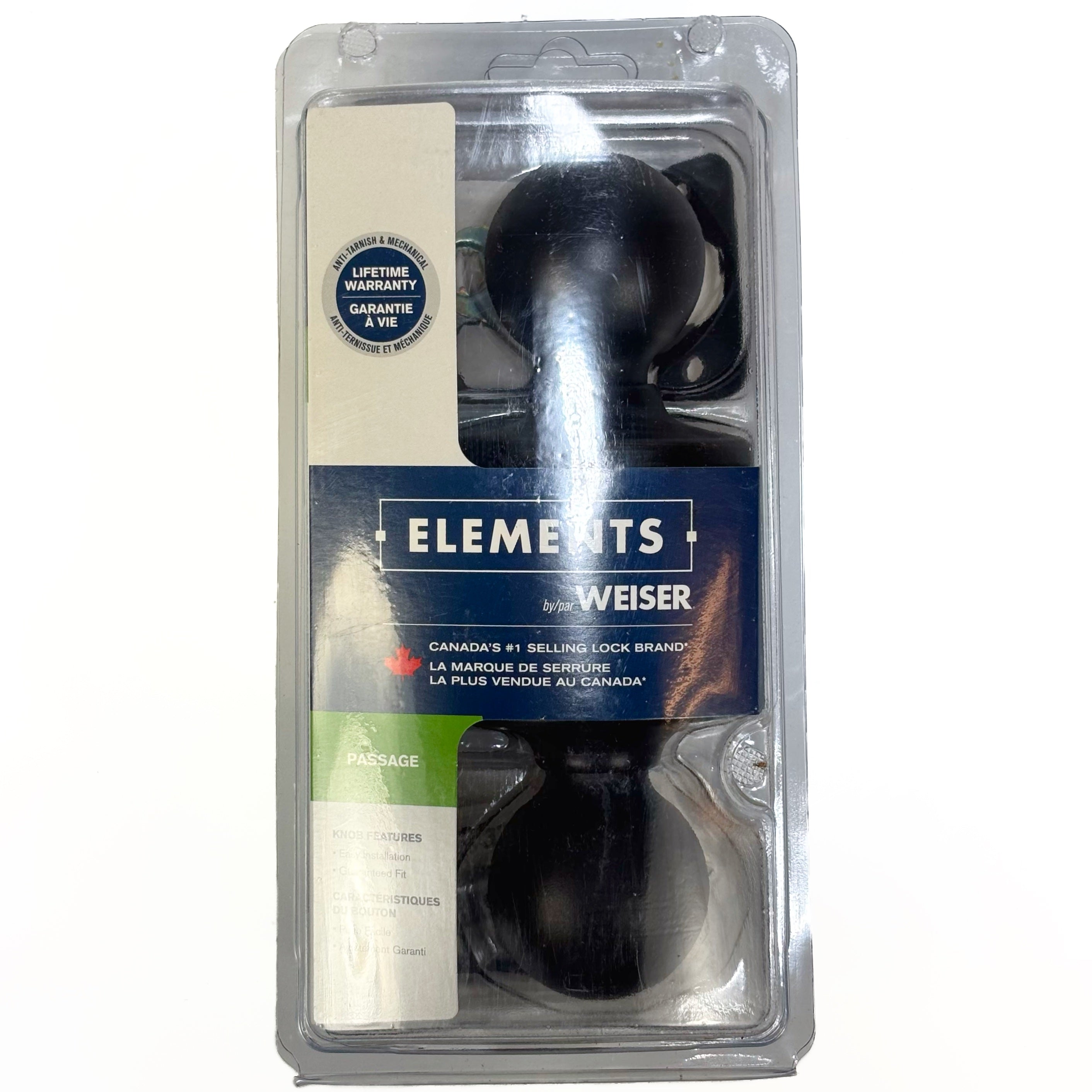 Hall and Closet Passage Yukon Lockset Venetian Bronze