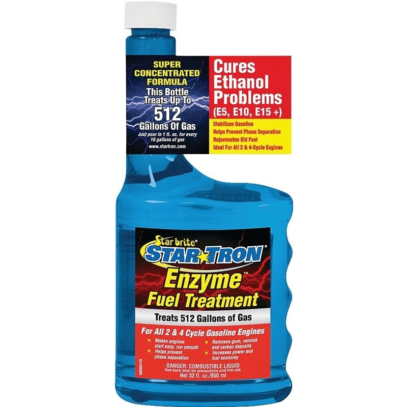 Star brite Star Tron 93032 Enzyme Fuel Treatment, 32 oz Bottle