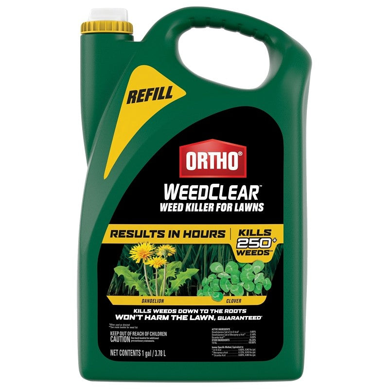 Ortho WeedClear 0204610 RTU Lawn Weed Killer, Liquid, Spray Application, 1 gal Bottle