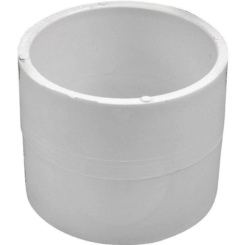 Canplas 193004R Repair Coupling, 4 in, Hub, PVC, White