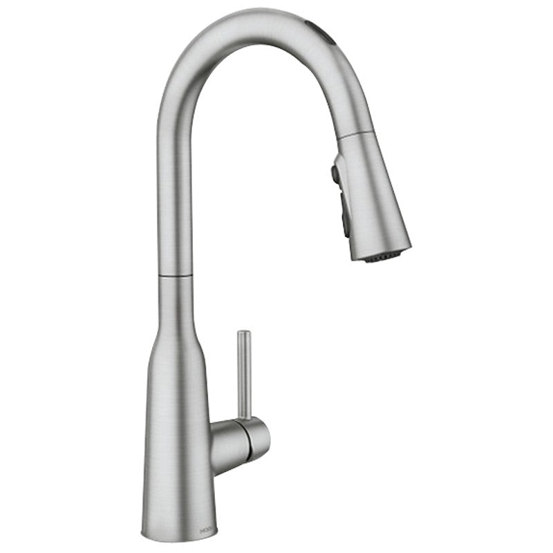 Moen Zyla Series 87272EVSRS Pulldown Kitchen Faucet, 1.5 gpm, 1-Handle, 3-Faucet Hole, Metal, Stainless Steel