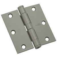 Commercial Door Hinge 3-1/2 Inch Square Corner Usp Prime Coat Gray