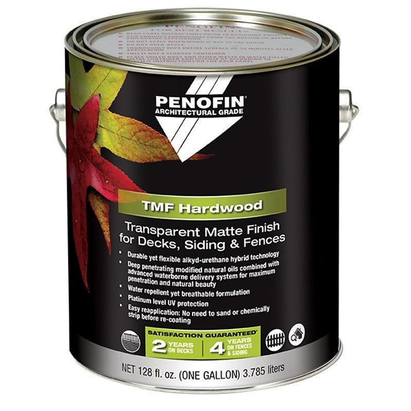 Penofin FAHIMGA Transparent Hardwood Coating, Matte, IPE, Liquid, 1 gal, Can (Pack of 4)