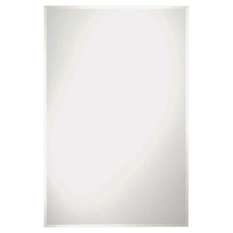 Renin 201200 Somerset Frameless Mirror, 36 in L, 24 in W, Rectangular, Clear Frame (Pack of 6)