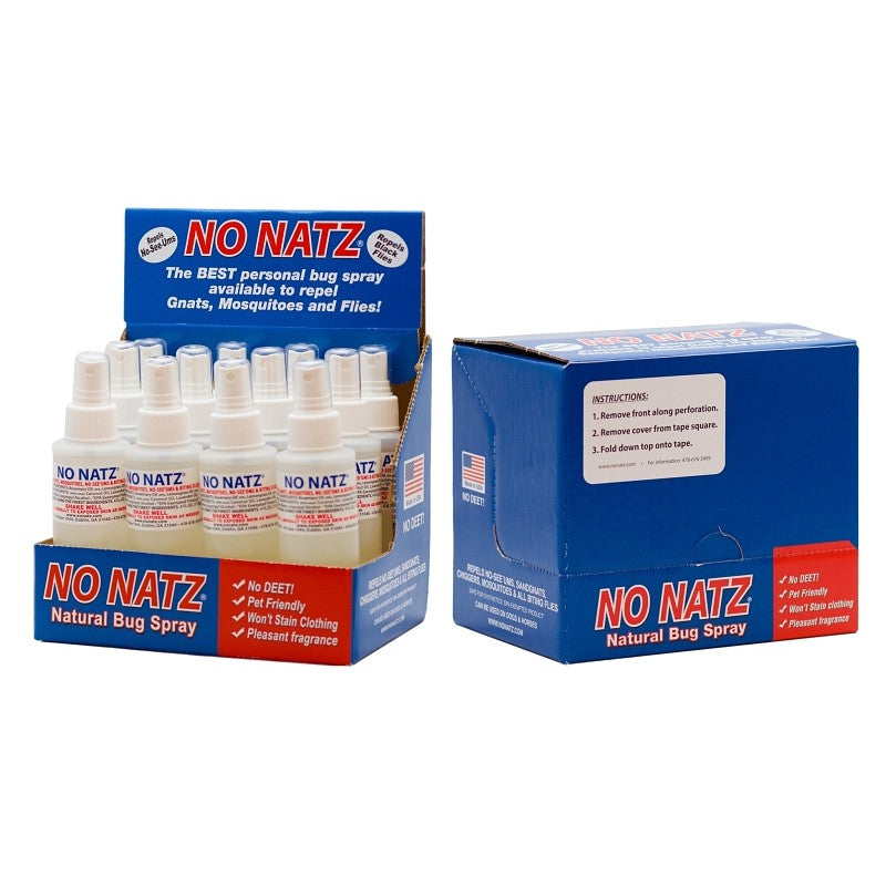 No Natz 4009 Bug Repellent, 2 oz, Bottle (Pack of 12)