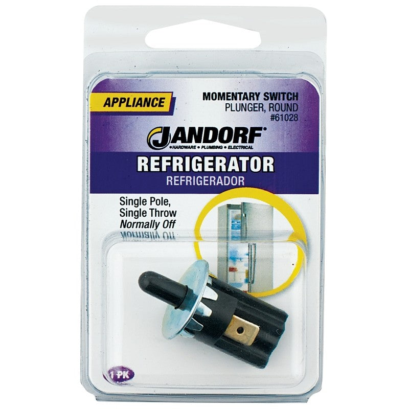 Jandorf 61028 Switch, 2 A, 125 V, SPST, Tab Terminal