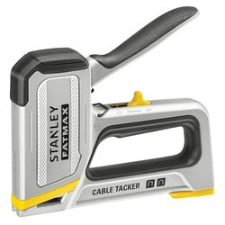 Fatmax FMHT70100 2-in-1 Cable Tacker, Flat, Round Staple, 8, 10, 11, 12, 14 mm L Leg