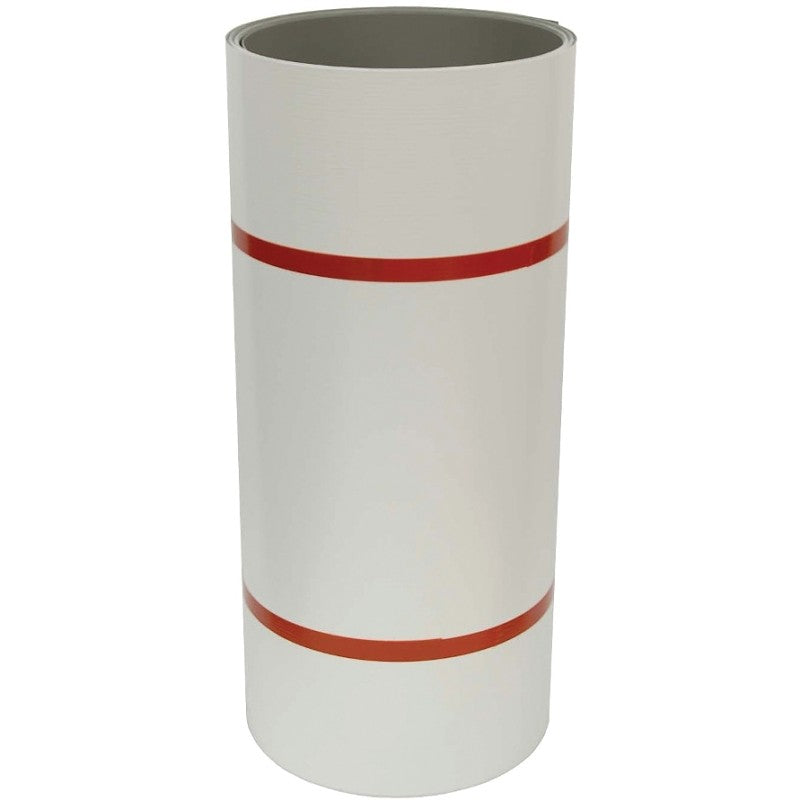 Amerimax 6912458 Trim Coil, 50 ft L, 0.021 Gauge, Aluminum, Bright White