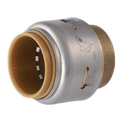 SharkBite Max UR520A Push-to-Connect End Stop, 1 in, Brass/Stainless Steel, 400 psi Pressure