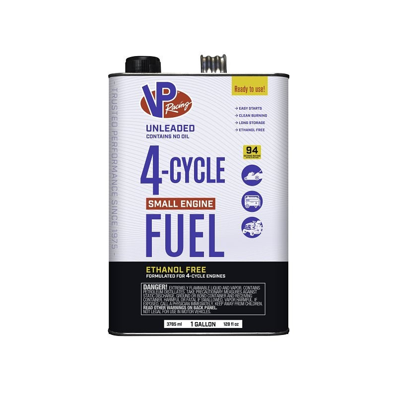 VP Racing 6201 4-Cycle Small Engine Fuel, Hydrocarbon, 128 oz (Pack of 4)