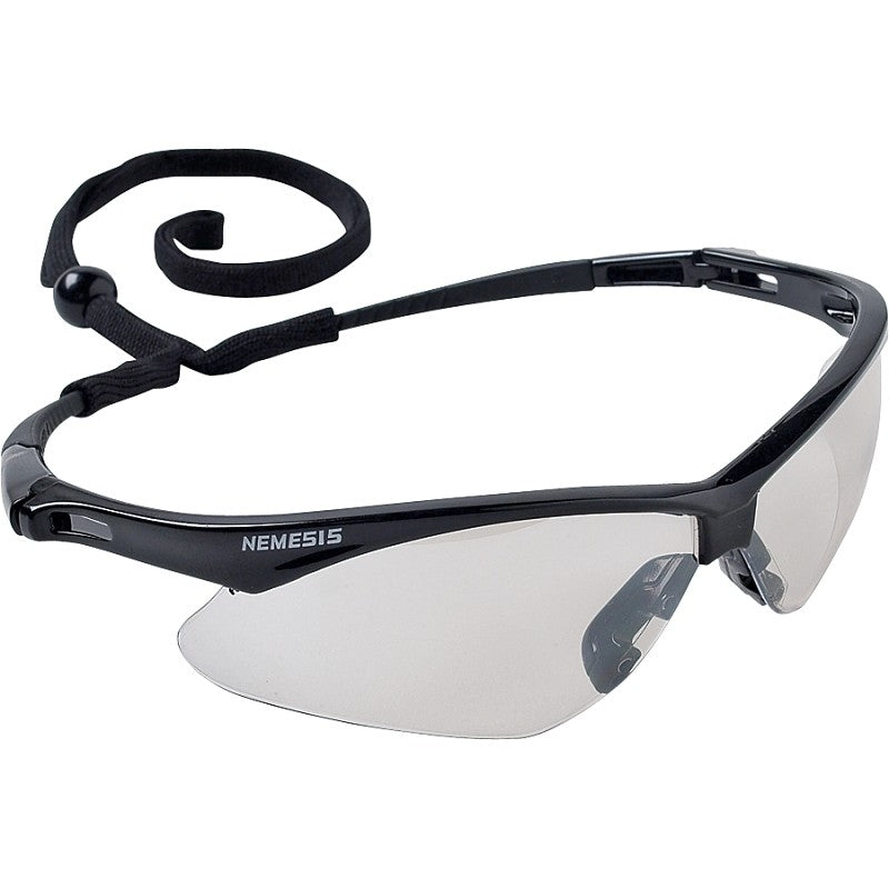 KleenGuard Nemesis Series 25676 Universal Safety Glasses, Unisex, Hardcoat Lens, Polycarbonate Lens, Wraparound Frame (Pack of 12)