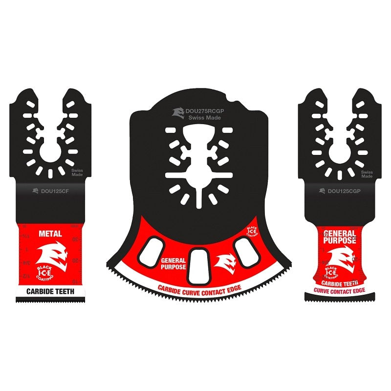Diablo DOU3CS Oscillating Blade Set, Carbide Grit