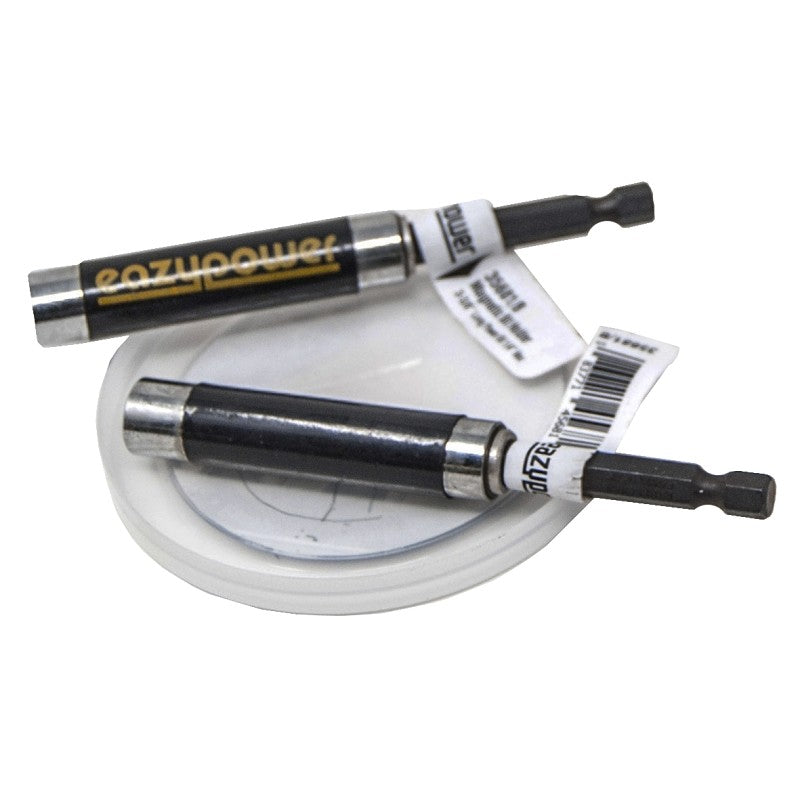 Isomax 006815 Magnetic Bit Holder with Sliding Finder, 1/4 in Drive, Hex Drive