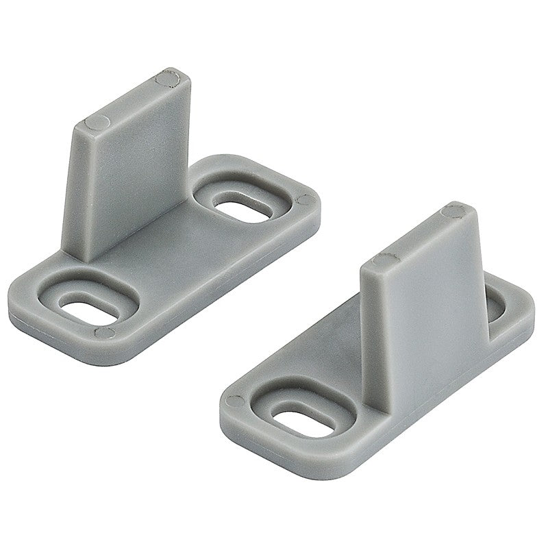 National Hardware N187-094 Double Guide, Aluminum, Gray, Floor Mounting