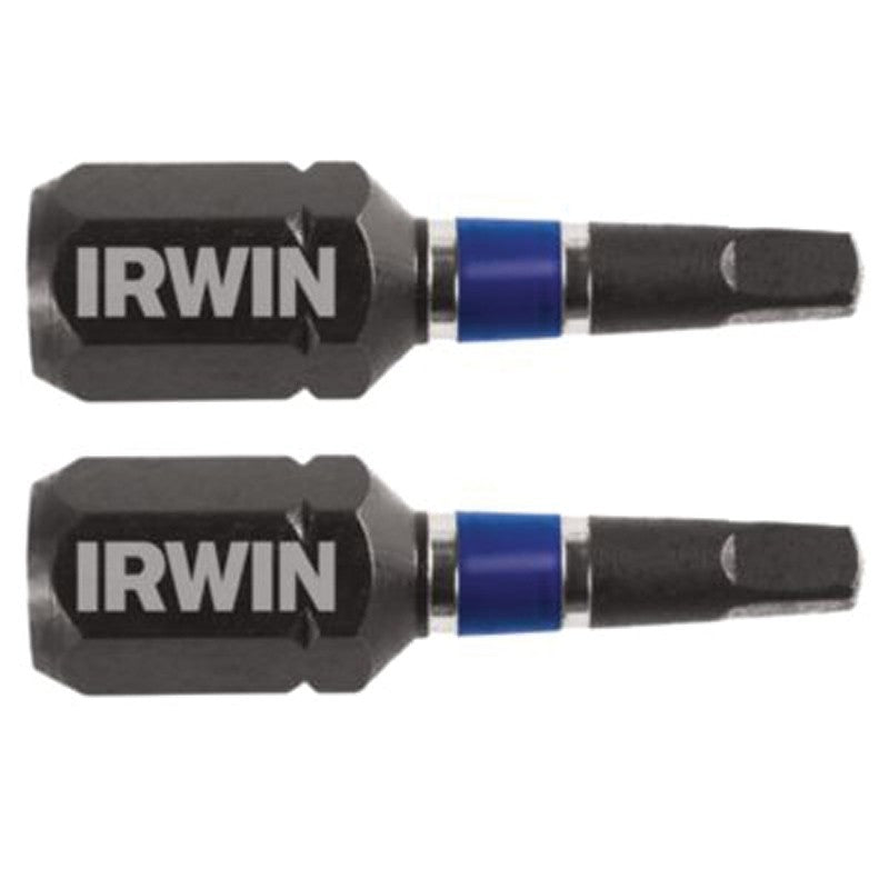 Irwin IWAF31SQ12 Insert Bit, #1 Drive, Square Drive, 1/4 in Shank, Hex Shank, 1 in L, Steel