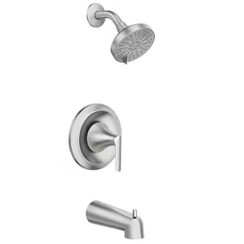 Moen Findlay 82518 Tub/Shower Faucet, Standard Showerhead, 1.75 gpm Showerhead, 6 Spray Settings, Diverter Tub Spout
