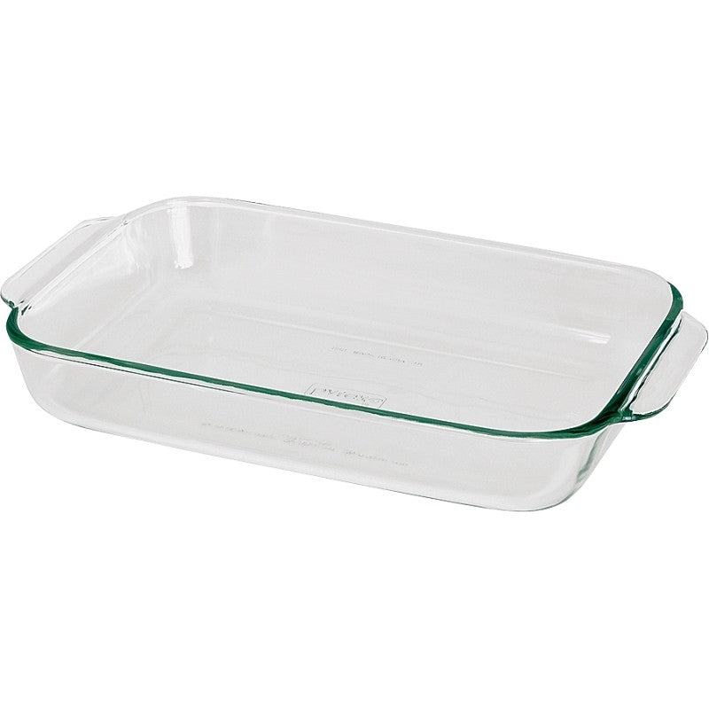 Anchor Hocking Oven Basics Series 81935AHG18 Bake Dish, 3 qt Capacity, Glass, Clear, Dishwasher Safe: Yes (Pack of 3)