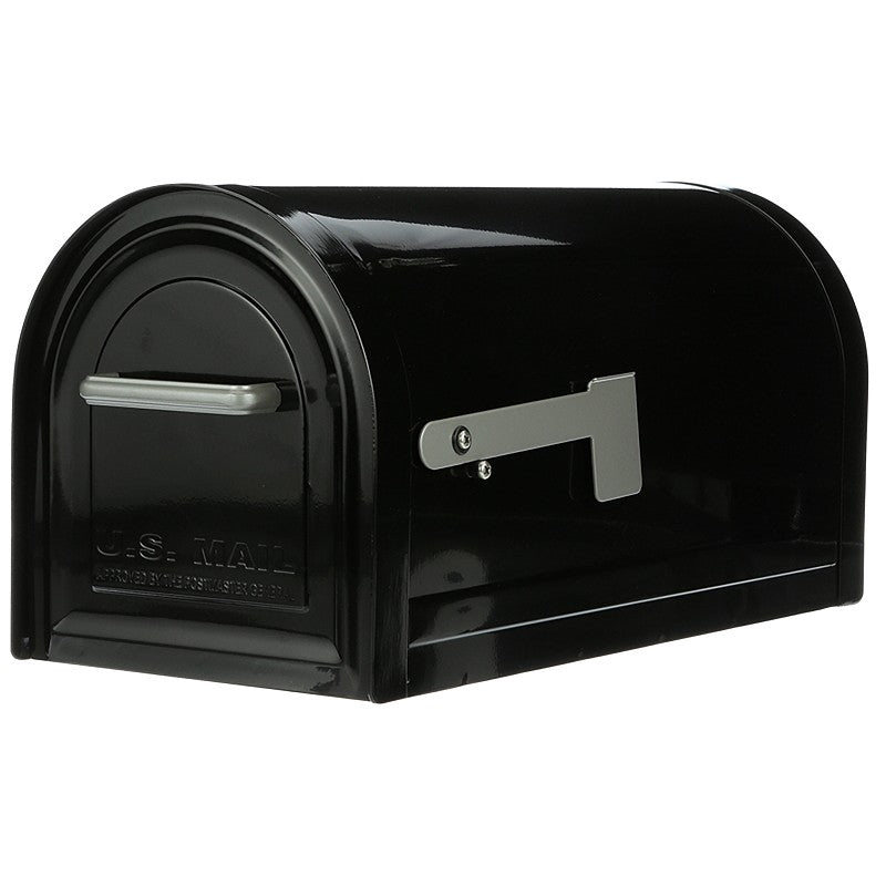 Gibraltar Mailboxes MB981B01 Mailbox, 1450 cu-in Capacity, Steel, Galvanized, 10.8 in W, 22.3 in D, 11 in H, Black