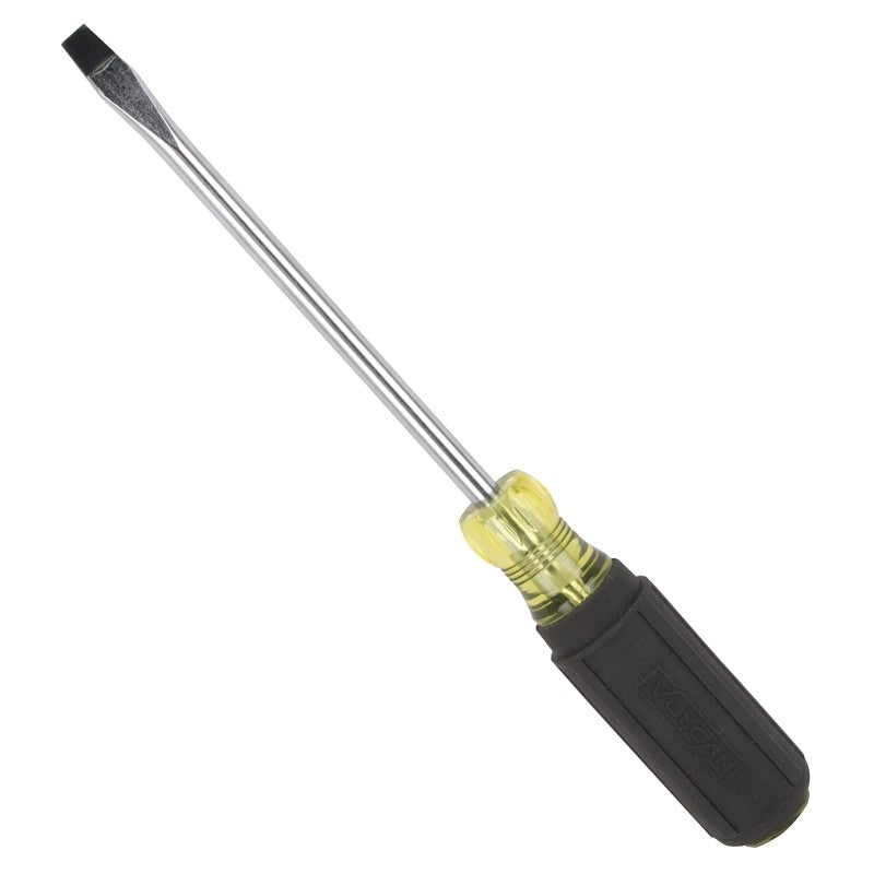 Vulcan MP-SD07 Screwdriver, 5/16 in Drive, Slotted Drive, 10-1/2 in OAL, 6 in L Shank, Plastic/Rubber Handle