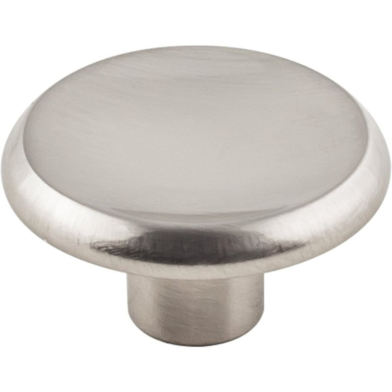 KasaWare K063SN-4 Cabinet Knob, 1-3/16 in Projection, 1-1/2 in Dia, Zinc, Satin Nickel, 4/PK