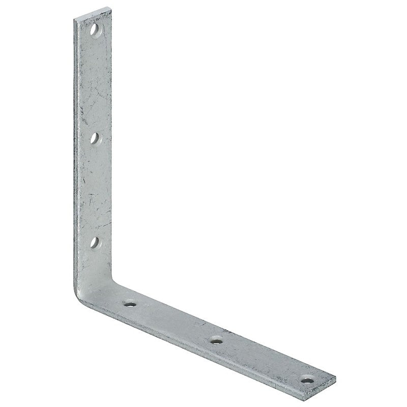 National Hardware 115BC Series N220-236 Corner Brace, 8 in L, 1-1/4 in W, Galvanized Steel, 0.22 Thick Material