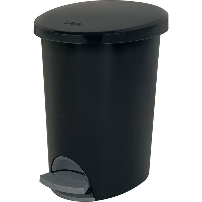 Sterilite Ultra 10819002 Waste Basket, 2.6 gal Capacity, Plastic, Black, 13-3/8 in H (Pack of 2)