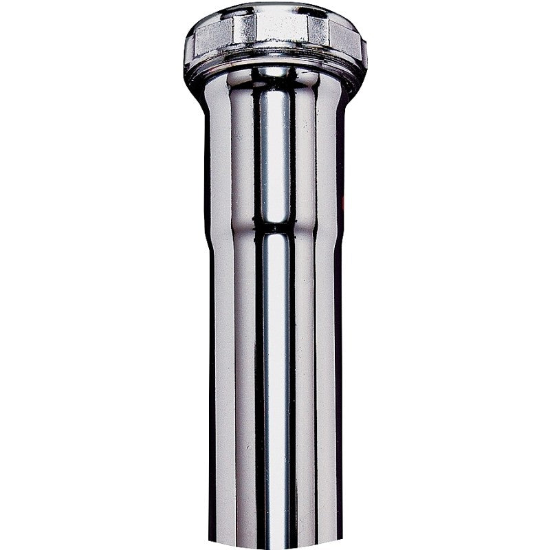 Plumb Pak PP128CP Tee and Tailpiece with Baffle, 1-1/2 in, Slip-Joint, Brass