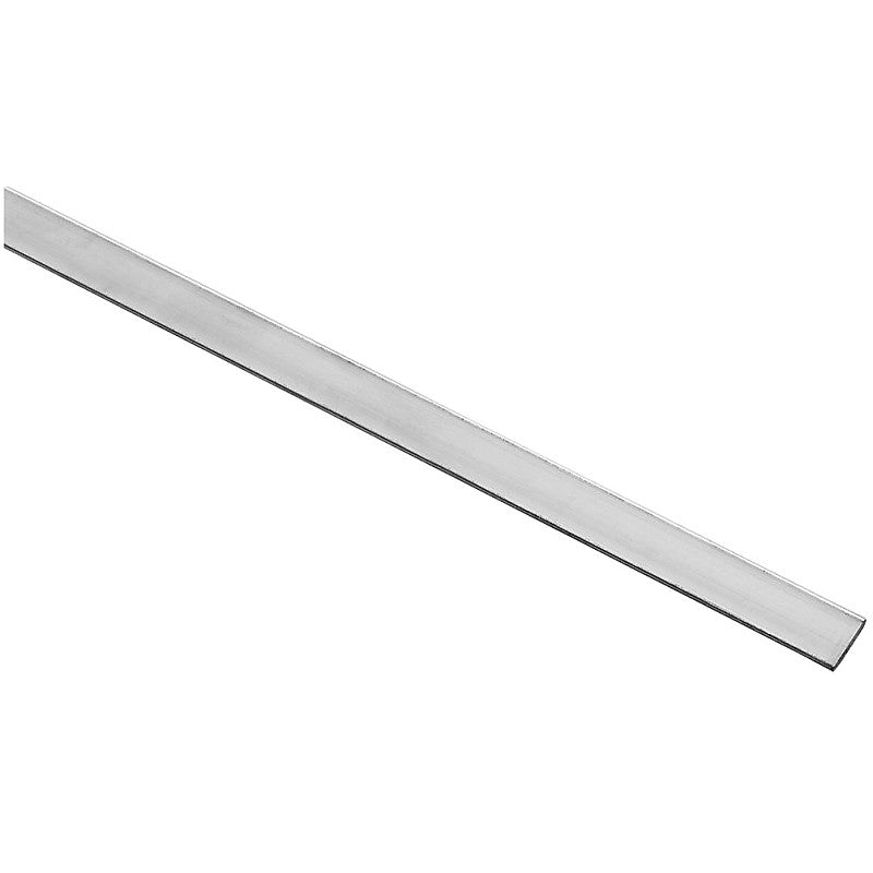 National Hardware 4201BC Series N247-163 Flat Bar, 1/2 in W, 72 in L, 1/16 in Thick, Aluminum, Mill