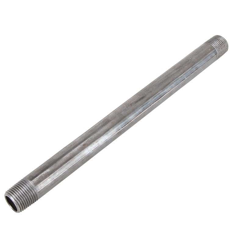 ProSource 1/2X10B Pipe Nipple, 1/2 in, Male, Steel, SCH 40 Schedule, 10 in L
