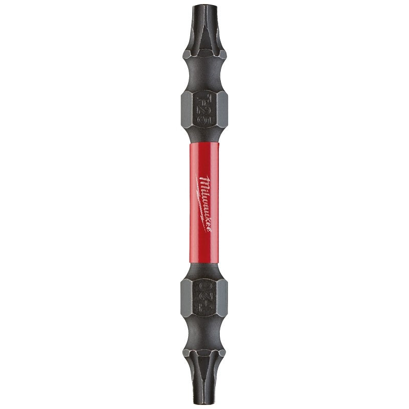 Milwaukee SHOCKWAVE 48-32-4313 Power Bit, T20, T25 Drive, Torx Drive, 1/4 in Shank, Hex Shank, 2-3/8 in L
