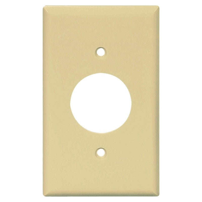Eaton Wiring Devices PJ7LA Outlet Wallplate, 4.88 in L, 3.13 in W, Mid, 1 -Gang, Polycarbonate, Light Almond