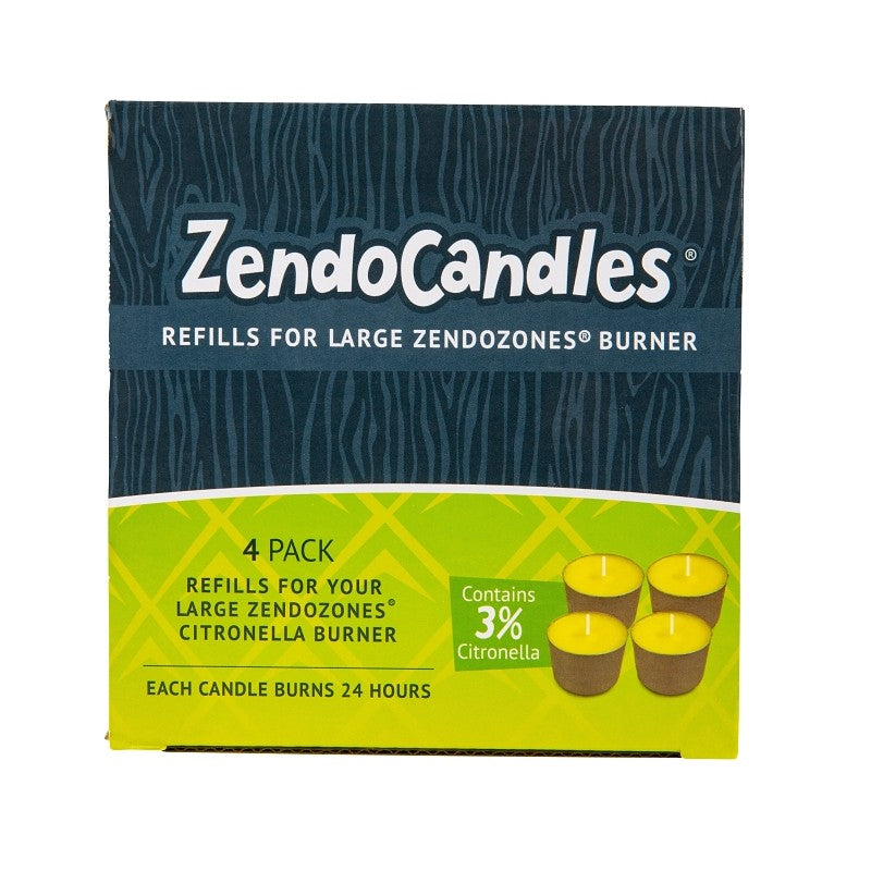 ZendoZones 1824H-CAND Candle, Citronella, 24 hr Burn Time