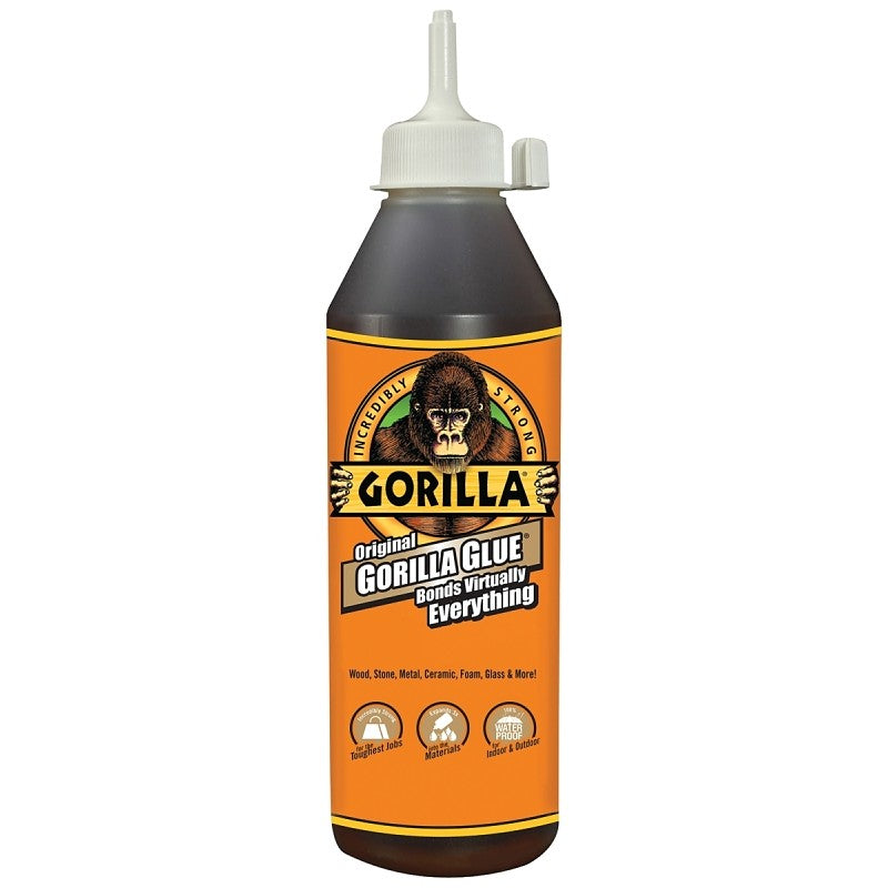 Gorilla 50018 Glue, Brown, 18 oz Bottle