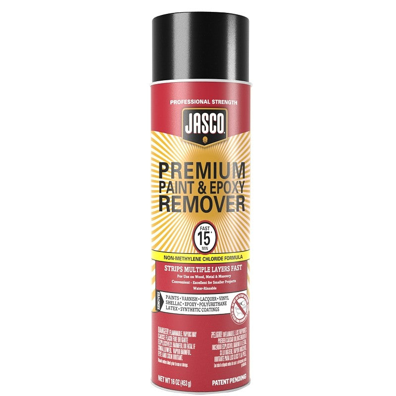 Jasco EJPR502 Paint and Epoxy Remover, Gas, Aromatic, Opaque, 16 oz Aerosol Can (Pack of 6)