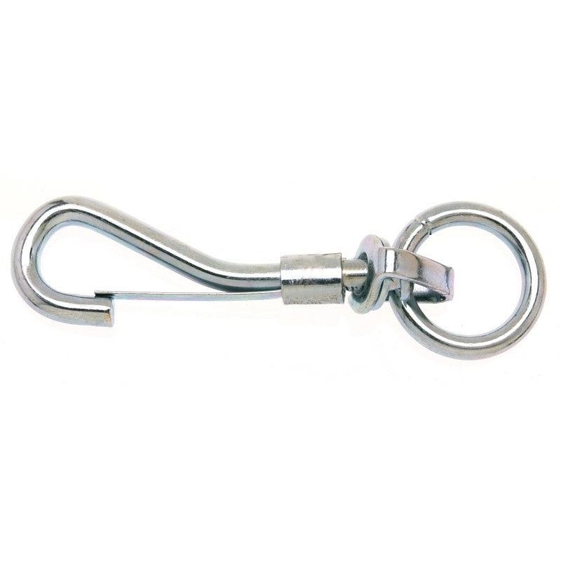 Campbell T7606301 Swiveling Spring Snap, 3/4 in, 80 lb Working Load, Malleable Iron/Steel, Zinc (Pack of 10)