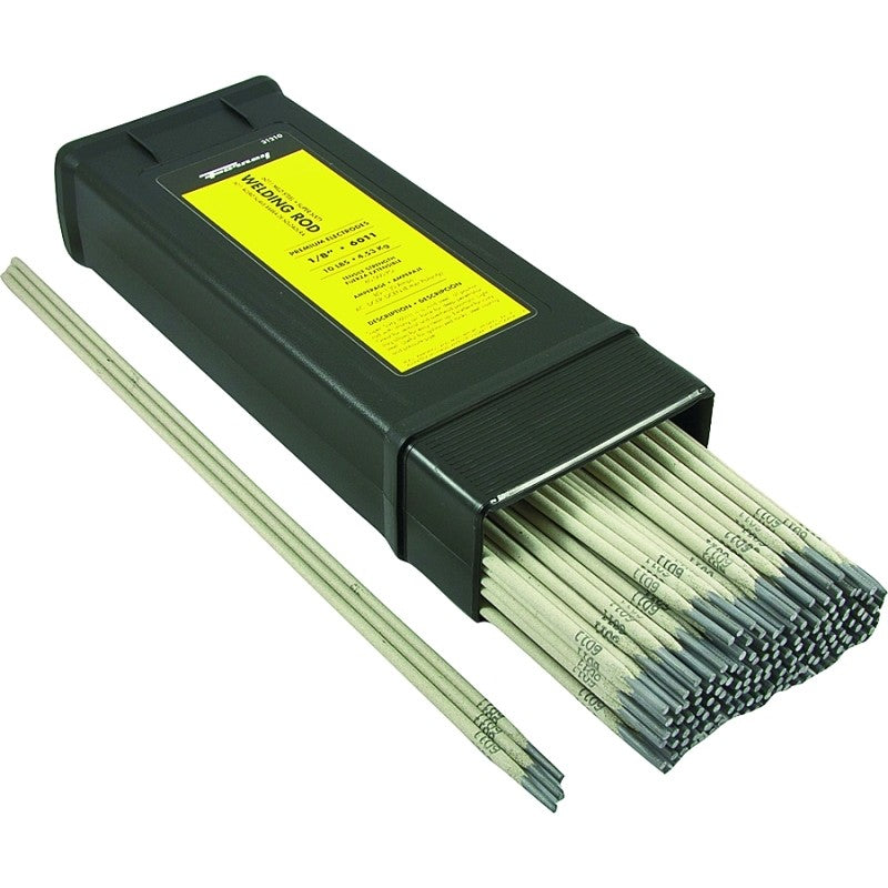 Forney 31210 Stick Electrode, 88000 psi Tensile Strength, Applicable Materials: Mild Steel, 1/8 in Dia