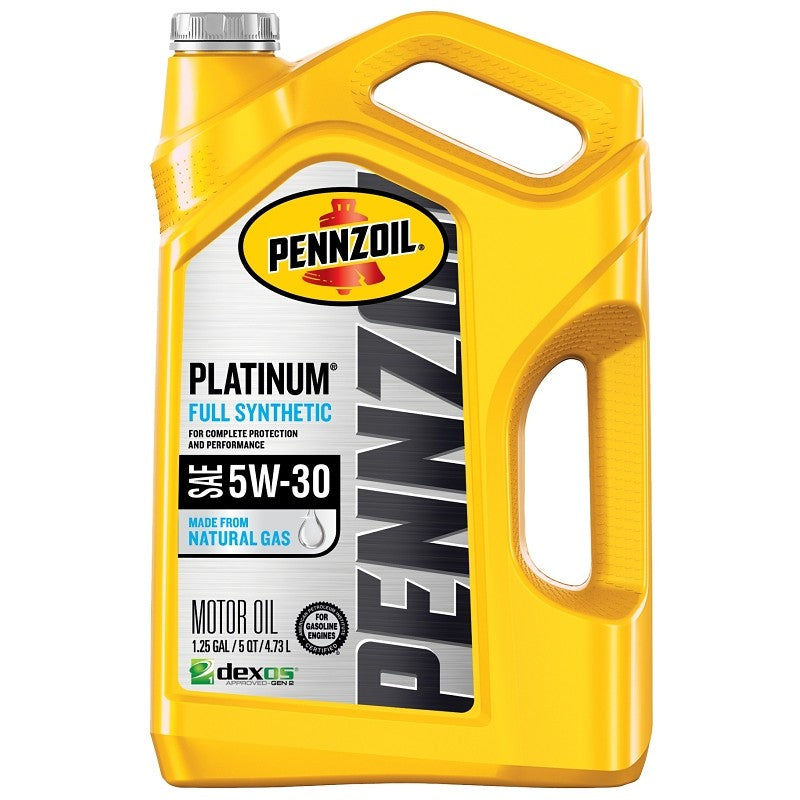 Pennzoil 550046126 Motor Oil, 5 qt Bottle, 5W-30, 1/PK (Pack of 3)