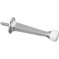 Square Taper Door Stop 3 Inch Satin Nickel