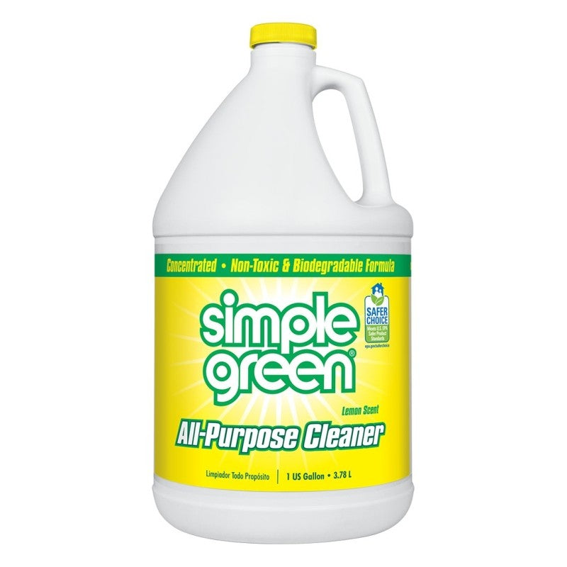 Simple Green 3010100614010 All-Purpose Cleaner, 1 gal Bottle, Lemon, Liquid