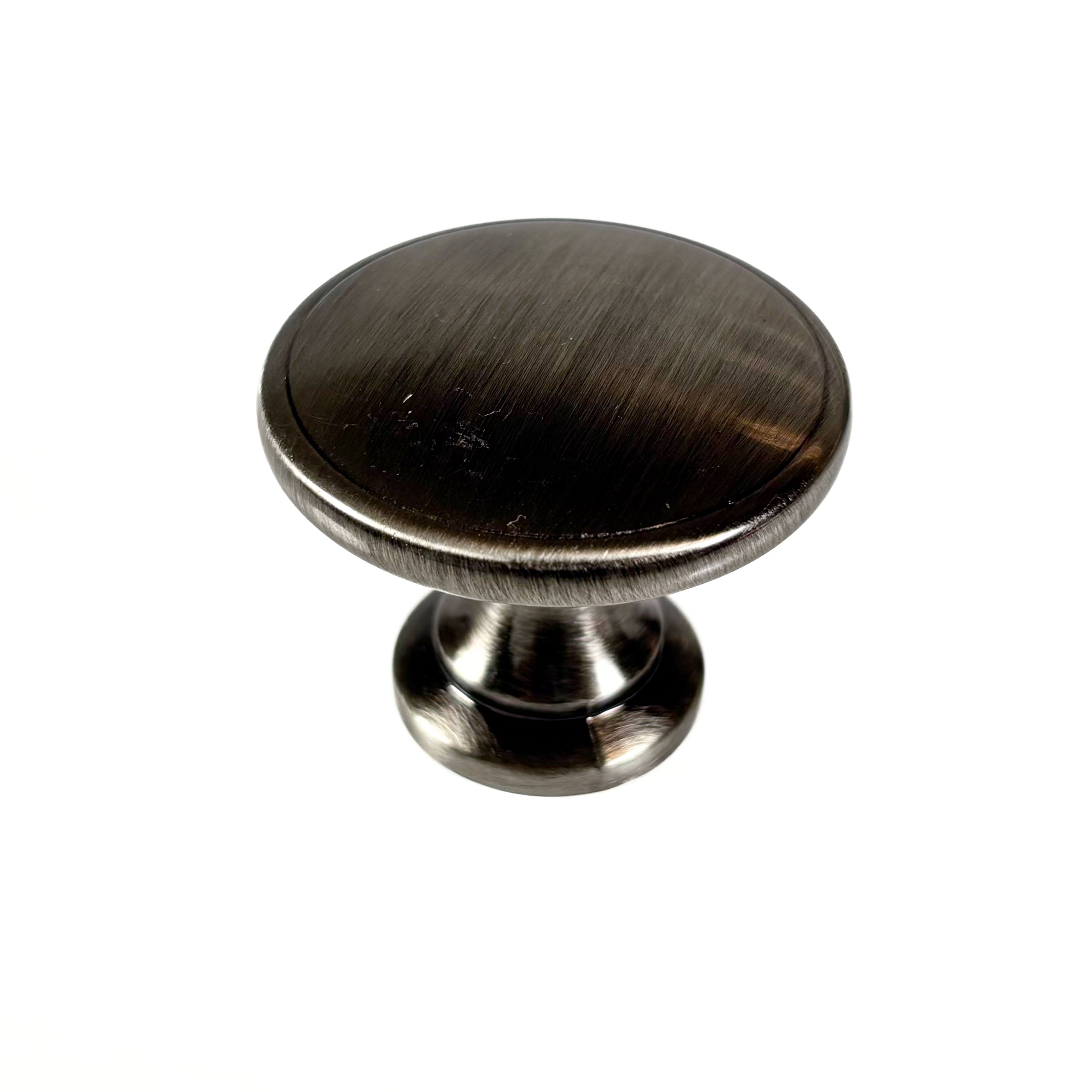 Bi-Fold Folding Door And Cabinet Knob 1-3/4 Inch Zinc Die Cast Pewter (POS)