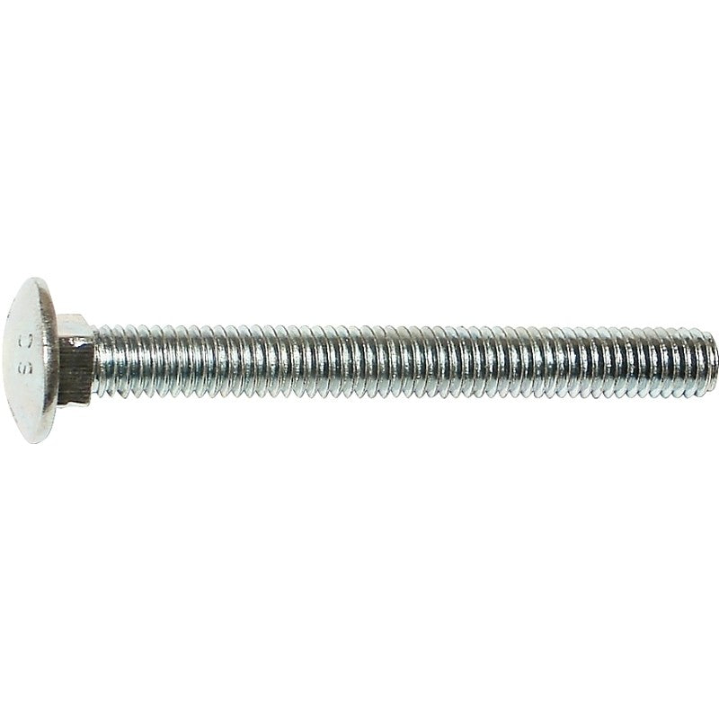Midwest Fastener 01095 Carriage Bolt, 3/8-16 in Thread, NC Thread, 1-1/2 in OAL, Zinc, 2 Grade