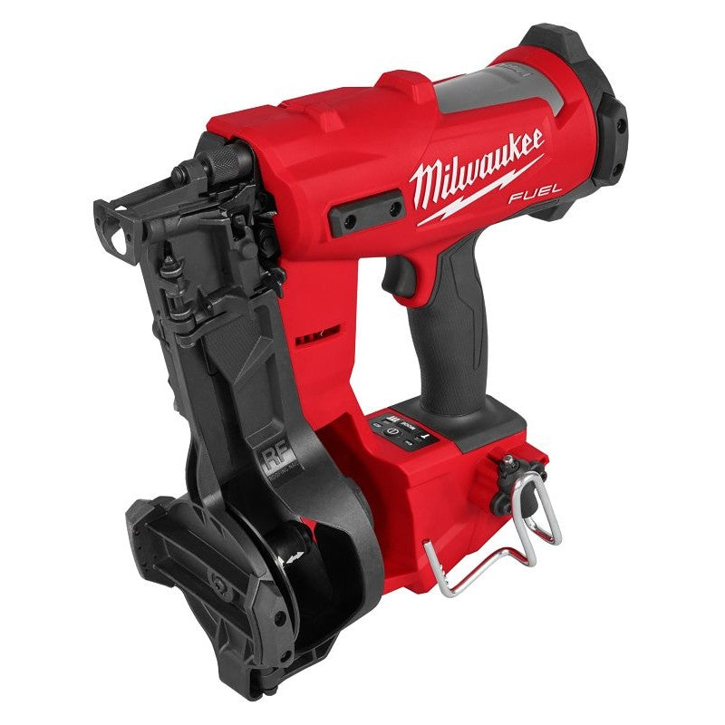 Milwaukee M18 FUEL 2909-20 Coil Roofing Nailer, Tool Only, 18 V, 3 Ah, 1100 Magazine, 15 deg Collation, Coil Collation