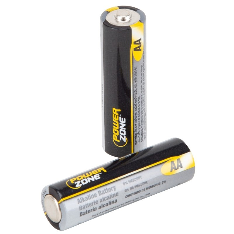 PowerZone LR6-8P-DB Battery, 1.5 V Battery, AA Battery, Zinc, Manganese Dioxide, and Potassium Hydroxide (Pack of 10)