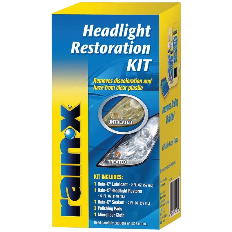 Rain-X 800001809 Headlight Restoration Kit, Liquid, Alcohol