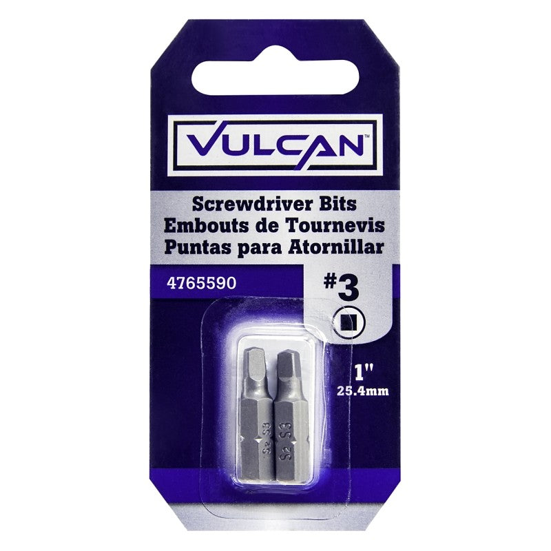 Vulcan 305622OR Screwdriver Bit, S2 Chrome Molybdenum Steel