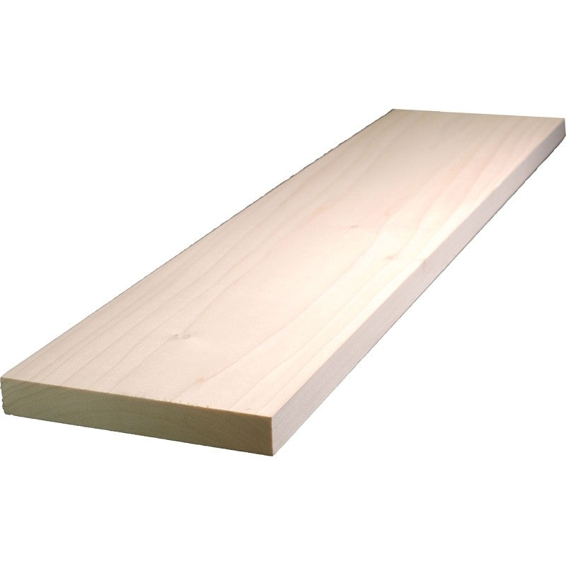 ALEXANDRIA Moulding 0Q1X6-27048C Hardwood Board, 4 ft L Nominal, 6 in W Nominal, 1 in Thick Nominal
