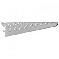 Knape & Vogt HEAVYWEIGHT 0202-10PM Shelf Bracket, Platinum, Steel