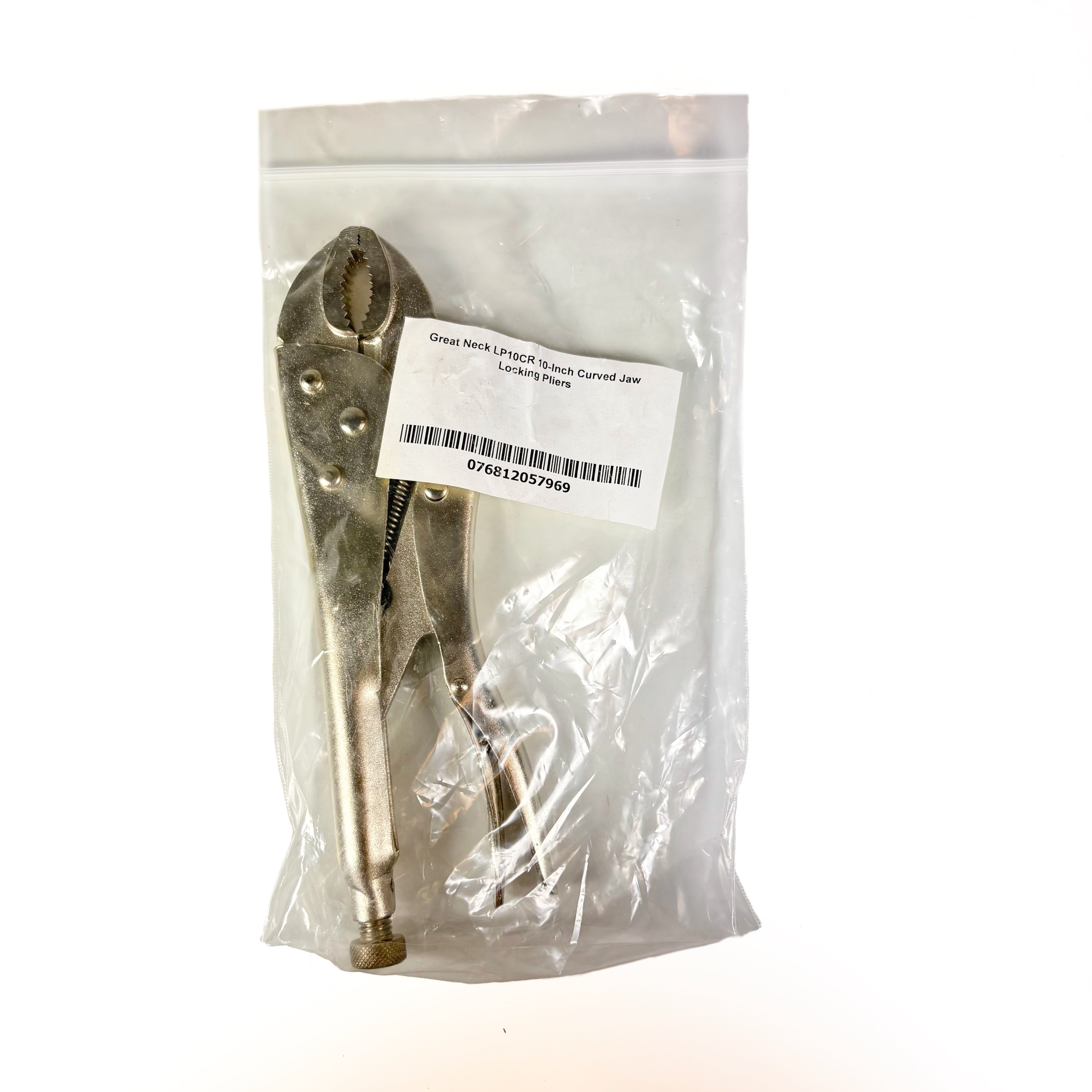 Hi Quality Drop Forged 10-Inch Curved Jaw Locking Pliers - Bulk (POS)