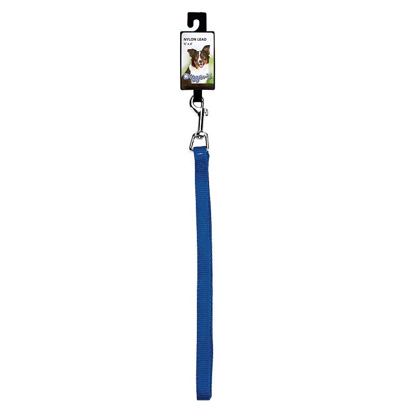 Boss Pet PDQ 2930002 Dog Lead, 48 in L, 5/8 in W, Nylon Line, Blue