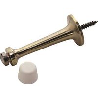 Heavy Duty Solid Brass Tapered Cylinder Door Stop Antique Brass